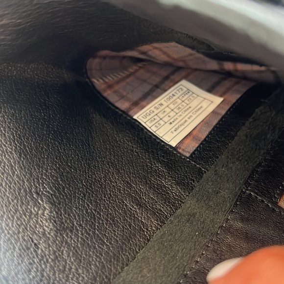 Ugg Australia Darcie black leather and suede riding boots size 5.5 - Picture 11 of 16